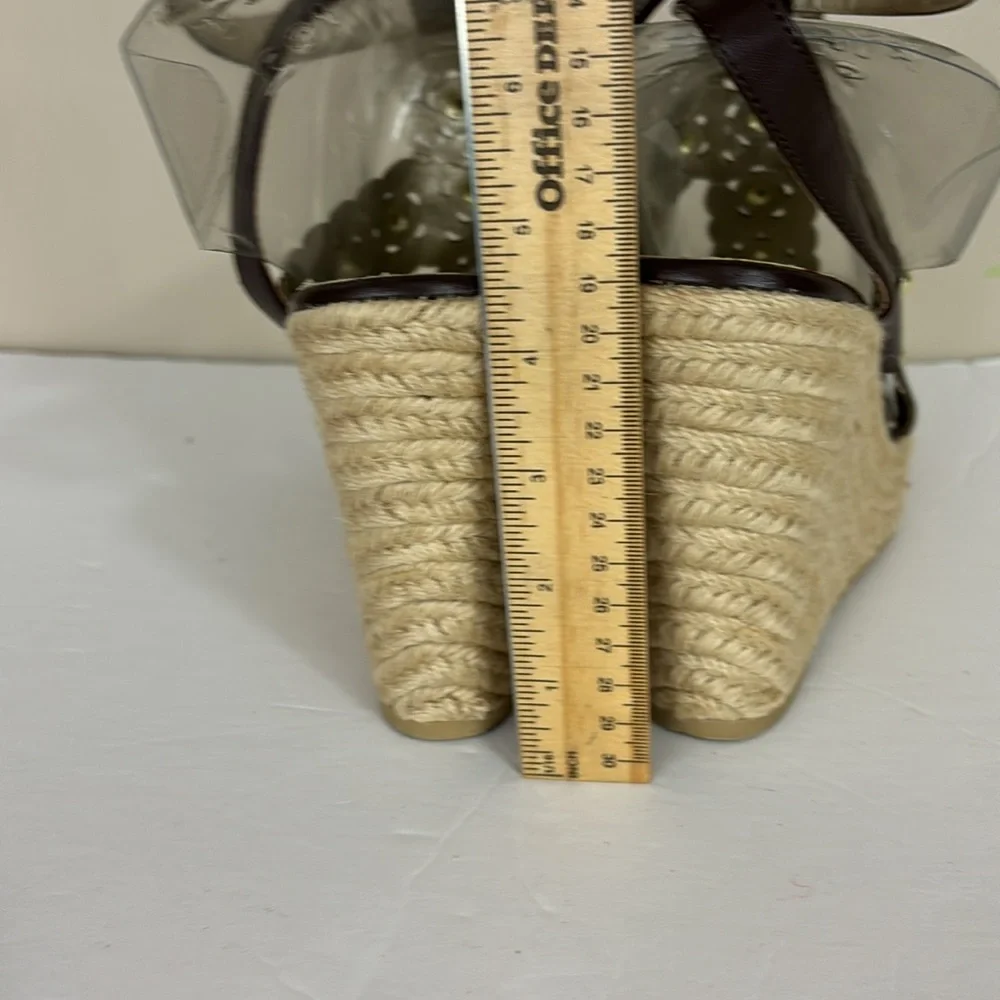 Cato Studded Platform Wedge Espadrille Sandals Size 8M